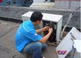 约克空调冷凝器破裂的维修故障处理方法